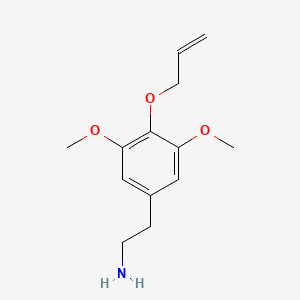 molecular formula C13H19NO3 B1520581 Allylescaline CAS No. 39201-75-7