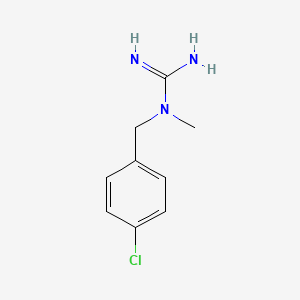 molecular formula C9H12ClN3 B1520582 N-(4-Chlorobenzyl)-N-methylguanidine CAS No. 46232-80-8