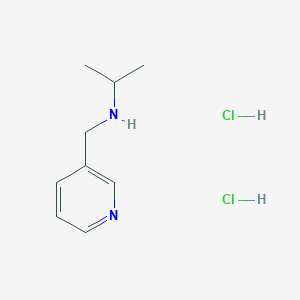 molecular formula C9H16Cl2N2 B1520583 N-(3-pyridinylmethyl)-2-propanamine dihydrochloride CAS No. 1210308-67-0