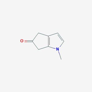 1-Methyl-4,6-dihydrocyclopenta[b]pyrrol-5(1H)-one