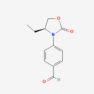 (S)-4-(4-Ethyl-2-oxooxazolidin-3-YL)benzaldehyde