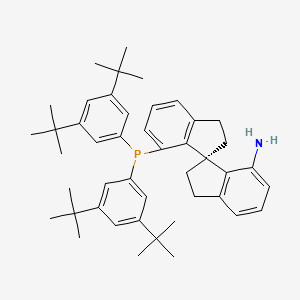 (S)-7'-(Bis(3,5-di-tert-butylphenyl)phosphanyl)-2,2',3,3'-tetrahydro-1,1'-spirobi[inden]-7-amine