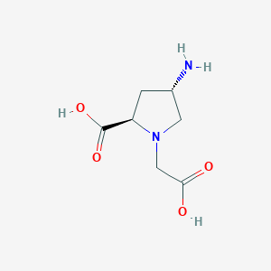 (2R,4S)-4-amino-1-(carboxymethyl)pyrrolidine-2-carboxylic acid