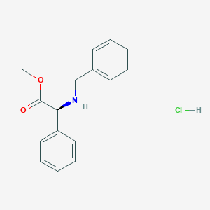 Methyl (S)-2-(benzylamino)-2-phenylacetate hydrochloride