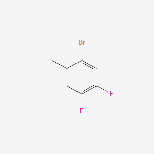 molecular formula C7H5BrF2 B1520593 1-Bromo-4,5-difluoro-2-methylbenzene CAS No. 875664-38-3