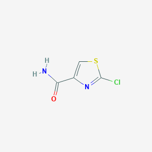molecular formula C4H3ClN2OS B1520596 2-氯-1,3-噻唑-4-甲酰胺 CAS No. 928256-35-3