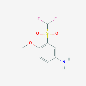 3-[(Difluoromethyl)sulphonyl]-4-methoxyaniline