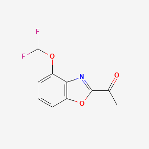 1-(4-(Difluoromethoxy)benzo[d]oxazol-2-yl)ethanone