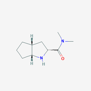 (2R,3AR,6aR)-N,N-dimethyloctahydrocyclopenta[b]pyrrole-2-carboxamide