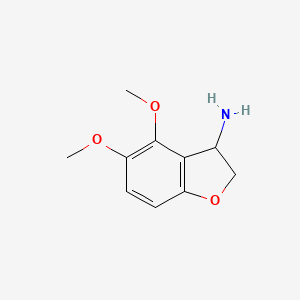 4,5-Dimethoxy-2,3-dihydrobenzofuran-3-amine