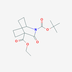 2-tert-Butyl 4-ethyl 3-oxo-2-azabicyclo[2.2.2]octane-2,4-dicarboxylate