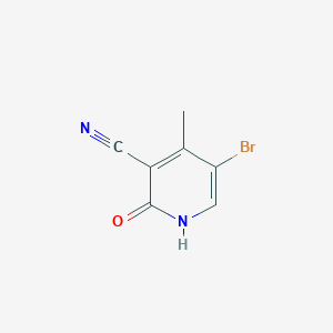 molecular formula C7H5BrN2O B1520610 5-溴-2-羟基-4-甲基烟腈 CAS No. 1142188-69-9