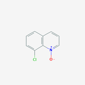 molecular formula C9H6ClNO B15206109 8-Chloroquinoline 1-oxide 