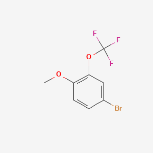 molecular formula C8H6BrF3O2 B1520615 4-溴-2-(三氟甲氧基)苯甲醚 CAS No. 853771-88-7