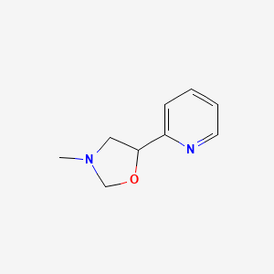 3-Methyl-5-(pyridin-2-yl)oxazolidine