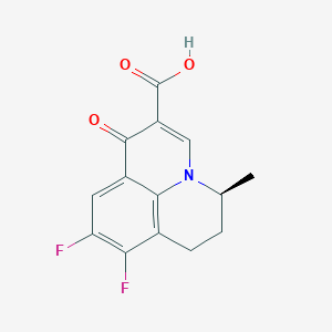 (S)-8,9-difluoro-5-methyl-1-oxo-6,7-dihydro-1H,5H-pyrido[3,2,1-ij]quinoline-2-carboxylic acid