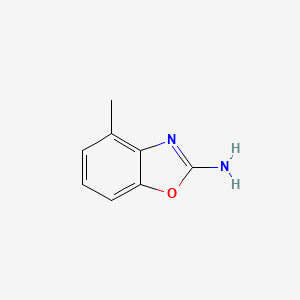 molecular formula C8H8N2O B1520623 4-Methyl-1,3-benzoxazol-2-amine CAS No. 947504-99-6