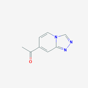 1-([1,2,4]Triazolo[4,3-a]pyridin-7-yl)ethanone