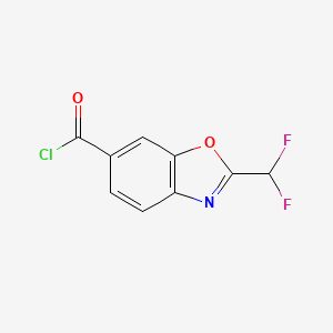 2-(Difluoromethyl)benzo[d]oxazole-6-carbonyl chloride