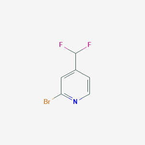 molecular formula C6H4BrF2N B1520631 2-溴-4-(二氟甲基)吡啶 CAS No. 1204295-87-3