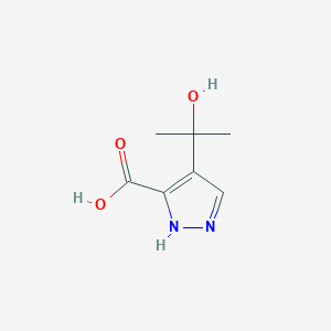 4-(2-hydroxypropan-2-yl)-1H-pyrazole-5-carboxylic acid