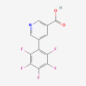 5-(2,3,4,5,6-Pentafluorophenyl)nicotinic acid