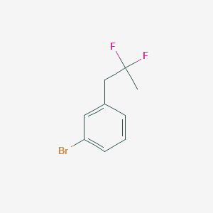 molecular formula C9H9BrF2 B1520639 1-Bromo-3-(2,2-difluoropropyl)benzene CAS No. 1099598-19-2