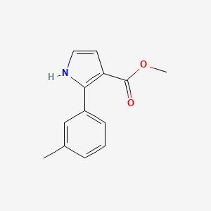 Methyl 2-(m-tolyl)-1H-pyrrole-3-carboxylate