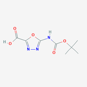 5-((tert-Butoxycarbonyl)amino)-1,3,4-oxadiazole-2-carboxylic acid