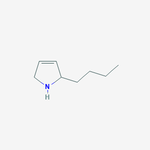 molecular formula C8H15N B1520645 2-Butyl-2,5-dihydro-1H-pyrrole CAS No. 1177281-73-0
