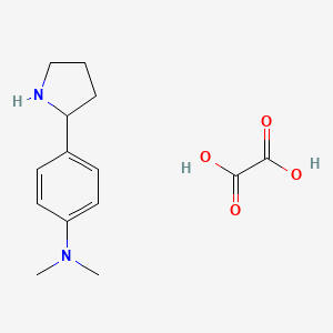 N,N-Dimethyl-4-(pyrrolidin-2-yl)aniline oxalate