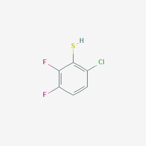 molecular formula C6H3ClF2S B15206491 6-Chloro-2,3-difluorothiophenol 