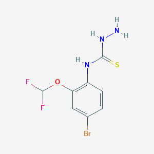 4-(4-Bromo-2-difluoromethoxyphenyl)-thiosemicarbazide