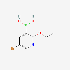 molecular formula C7H9BBrNO3 B1520655 5-Bromo-2-ethoxypyridine-3-boronic acid CAS No. 871332-98-8