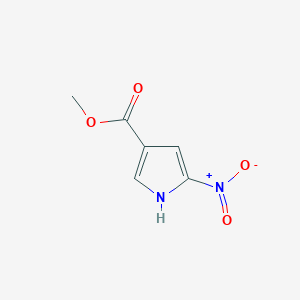 molecular formula C6H6N2O4 B1520656 5-硝基-1H-吡咯-3-甲酸甲酯 CAS No. 32116-27-1