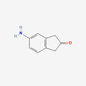molecular formula C9H9NO B1520658 5-氨基-1H-茚-2(3H)-酮 CAS No. 1187983-73-8