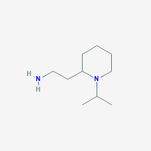 molecular formula C10H22N2 B1520659 2-(1-异丙基哌啶-2-基)乙胺 CAS No. 915922-79-1