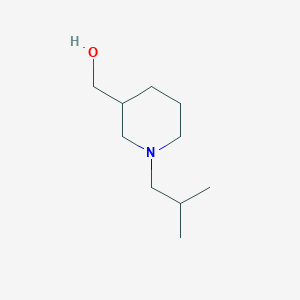 molecular formula C10H21NO B1520660 (1-Isobutylpiperidin-3-YL)methanol CAS No. 915924-08-2
