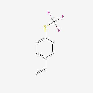 1-Ethenyl-4-[(trifluoromethyl)thio]benzene