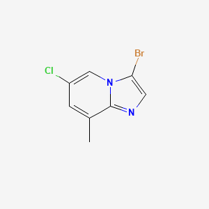 3-Bromo-6-chloro-8-methylimidazo[1,2-a]pyridine