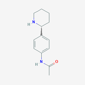 (R)-N-(4-(Piperidin-2-yl)phenyl)acetamide