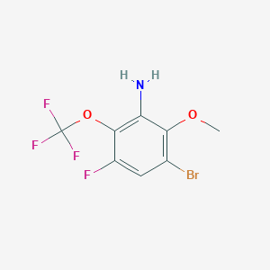 2-Amino-6-bromo-4-fluoro-3-(trifluoromethoxy)anisole