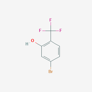 molecular formula C7H4BrF3O B1520676 5-溴-2-(三氟甲基)苯酚 CAS No. 1121585-15-6