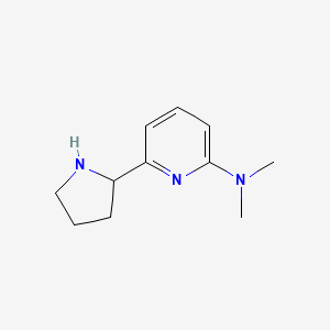 Dimethyl-(6-pyrrolidin-2-YL-pyridin-2-YL)-amine