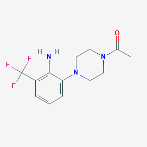 2-(4-Acetylpiperazin-1-yl)-6-(trifluoromethyl)aniline