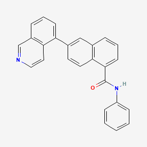 6-(Isoquinolin-5-yl)-N-phenylnaphthalene-1-carboxamide