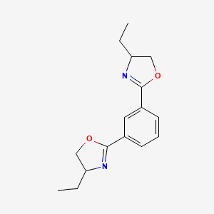 molecular formula C16H20N2O2 B15207140 1,3-Bis(4-ethyl-4,5-dihydrooxazol-2-yl)benzene 