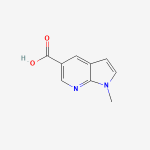 molecular formula C9H8N2O2 B1520722 1-甲基-1H-吡咯并[2,3-B]吡啶-5-羧酸 CAS No. 934568-20-4