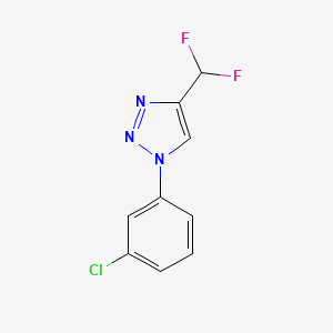 1-(3-chlorophenyl)-4-(difluoromethyl)-1H-1,2,3-triazole