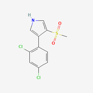 3-(2,4-Dichlorophenyl)-4-(methanesulfonyl)-1H-pyrrole